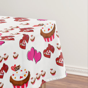 Tischdecke zum Valentinstag