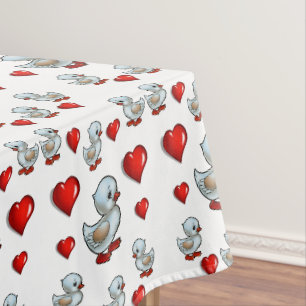 Tischdecke zum Valentinstag