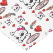 Tischdecke zum Valentinstag (Schrägansicht)