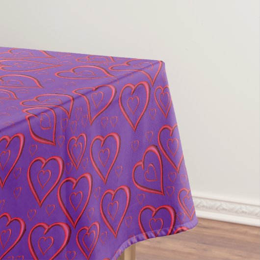 Tischdecke zum Valentinstag (Beispiel)
