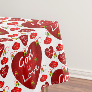 Tischdecke zum Valentinstag