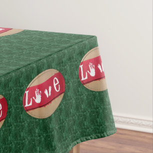Tischdecke zum Valentinstag