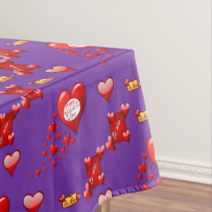 Tischdecke zum Valentinstag