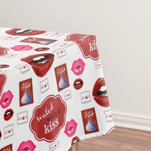 Tischdecke zum Valentinstag (Beispiel)