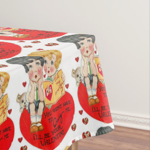 Tischdecke zum Valentinstag