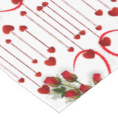 Tischdecke zum Valentinstag (Schrägansicht)
