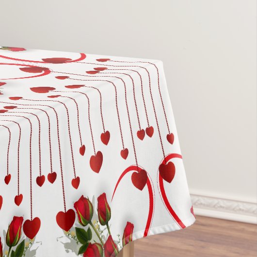 Tischdecke zum Valentinstag (Beispiel)