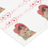 Tischdecke zum Valentinstag (Schrägansicht)