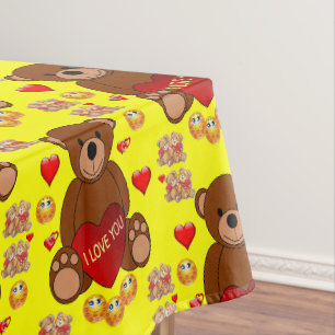 Tischdecke zum Valentinstag