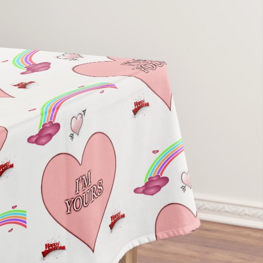 Tischdecke zum Valentinstag (Beispiel)