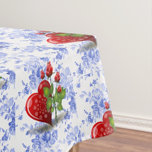Tischdecke zum Valentinstag (Beispiel)