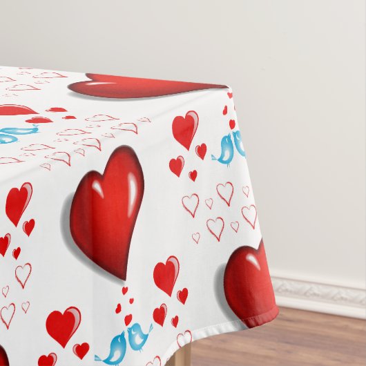 Tischdecke zum Valentinstag (Beispiel)