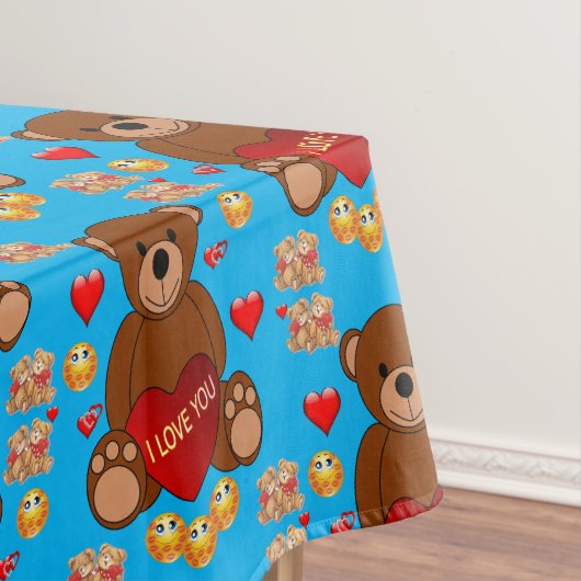 Tischdecke zum Valentinstag (Beispiel)