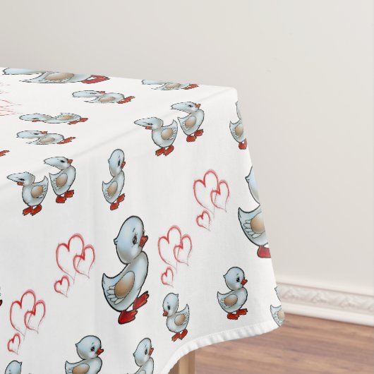 Tischdecke zum Valentinstag (Beispiel)