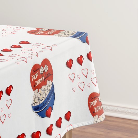 Tischdecke zum Valentinstag (Beispiel)
