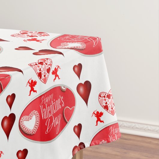 Tischdecke zum Valentinstag (Beispiel)