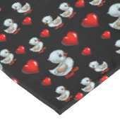 Tischdecke zum Valentinstag (Schrägansicht)