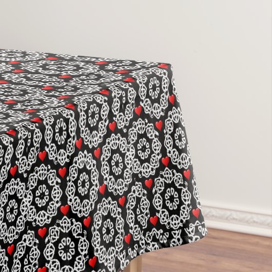 Tischdecke zum Valentinstag (Beispiel)