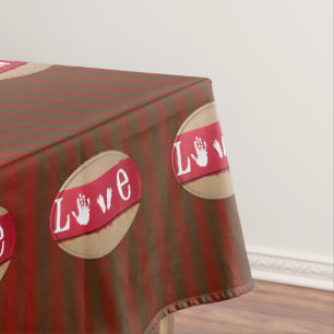 Tischdecke zum Valentinstag