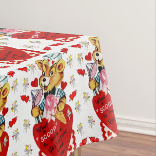 Tischdecke zum Valentinstag