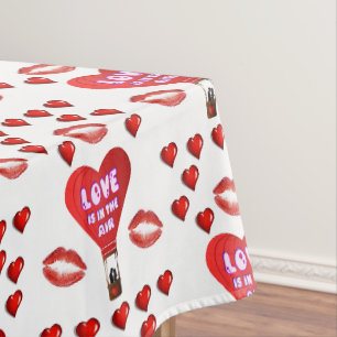 Tischdecke zum Valentinstag