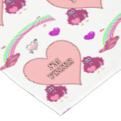 Tischdecke zum Valentinstag (Schrägansicht)