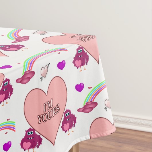 Tischdecke zum Valentinstag (Beispiel)