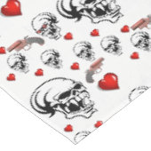 Tischdecke zum Valentinstag (Schrägansicht)
