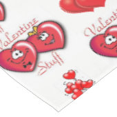 Tischdecke zum Valentinstag (Schrägansicht)