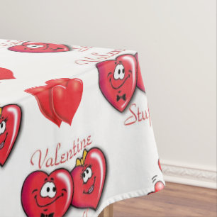 Tischdecke zum Valentinstag