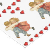 Tischdecke zum Valentinstag (Schrägansicht)