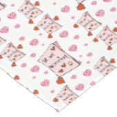 Tischdecke zum Valentinstag (Schrägansicht)