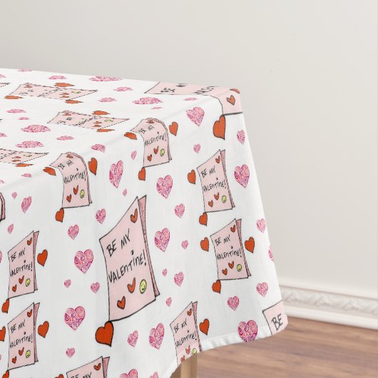 Tischdecke zum Valentinstag (Beispiel)