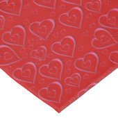 Tischdecke zum Valentinstag (Schrägansicht)