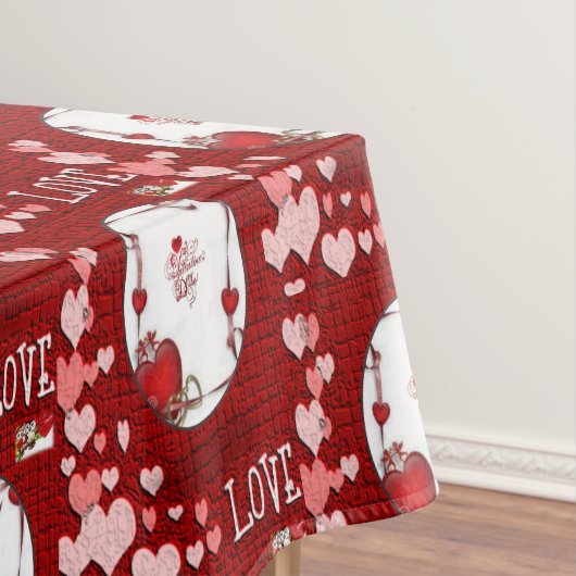 Tischdecke zum Valentinstag (Beispiel)