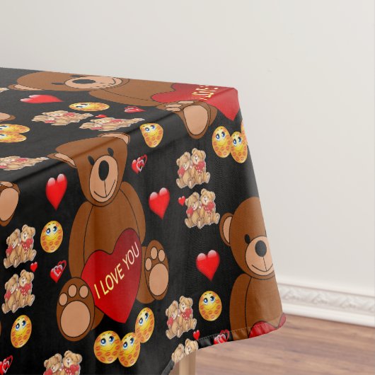 Tischdecke zum Valentinstag (Beispiel)