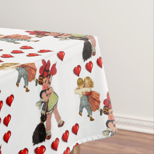 Tischdecke zum Valentinstag