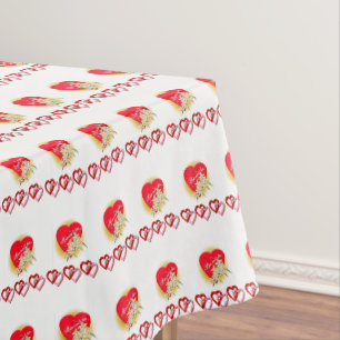 Tischdecke zum Valentinstag Herz