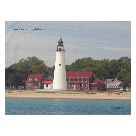 Tischdecken aus Fort Gratiot Lighthouse (Vorderseite (Horizontal))