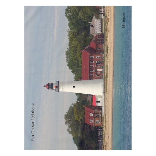 Tischdecken aus Fort Gratiot Lighthouse (Vorderseite)