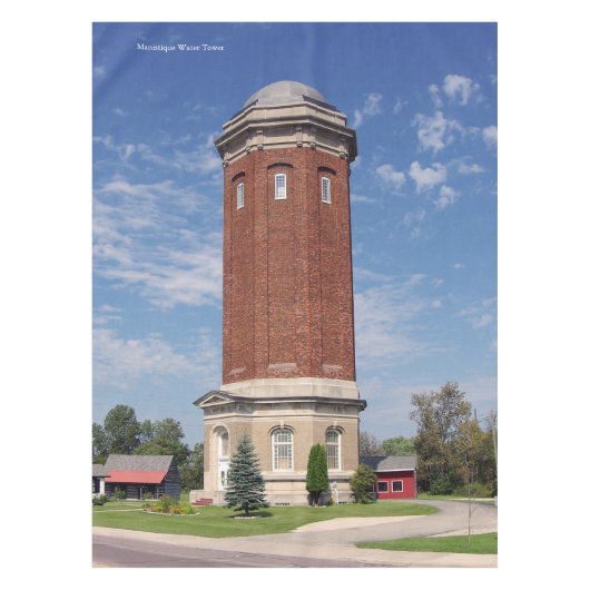 Tischdecken aus Manistique Water Tower (Vorderseite)
