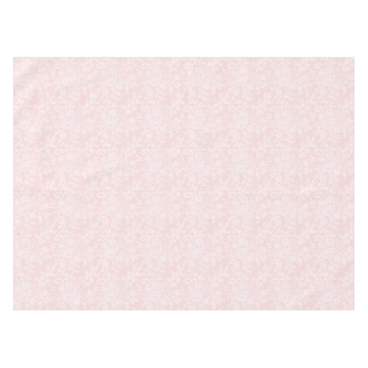 Tischdecken aus rosa und weißem Spitzen (Vorderseite (Horizontal))