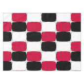 Tischdecken aus schwarzem, rotem und weißem Fisch (Vorderseite (Horizontal))