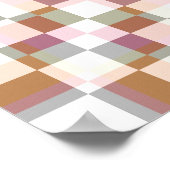 Tischdecken-Design für den Trauerempfang eines Clo Poster (Ecke)