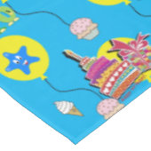 Tischdecken, Happy 10. Geburtstag, #10 Blue Tischdecke (Schrägansicht)