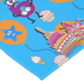 Tischdecken, Happy 6. Geburtstag, #6 Gelb Tischdecke (Schrägansicht)