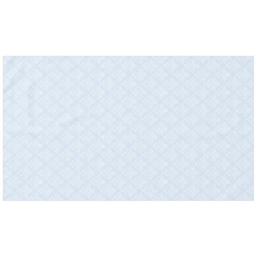 Tischdecken - Icy Blue Damask (Vorderseite (Horizontal))
