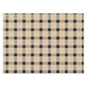 Tischdecken, Kariert/kartan, schwarz und braun Tischdecke (Vorderseite (Horizontal))