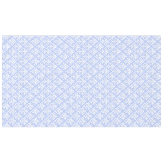 Tischdecken - Wedgewood Blue Damask (Vorderseite (Horizontal))