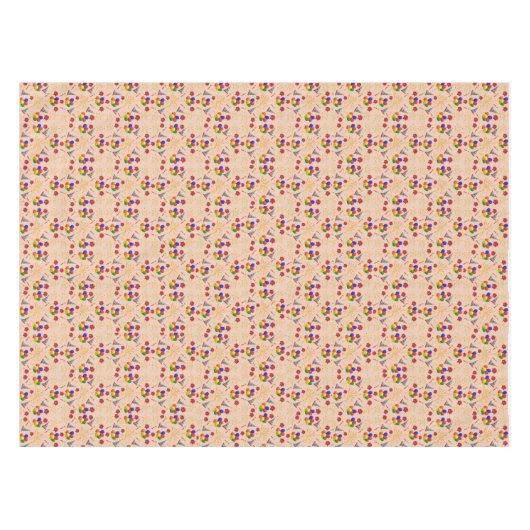 Tischdecken - Weihnachts- oder Geburtstagsdesign (Vorderseite (Horizontal))